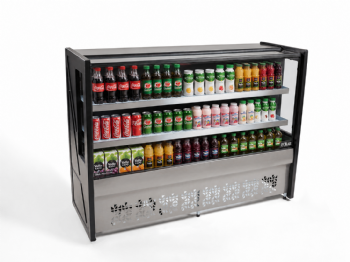 Balcão Refrigerado Polar 1 Placa Fria 2M Preto Platinum PBR 127v