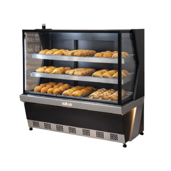 Vitrine Estufa Polar 0,80CM Preto Linha 7 L7VE-0801 127v