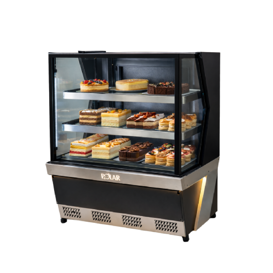 Vitrine Refrigerada Polar 1,50M Preto Linha 7 L7VR-1502 220v
