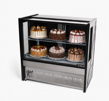 Balcão Torta Polar 1,75M Preto Platinum PVRT 127v