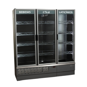 Expositor Vertical Refrigerador  Polar 3 Portas EVP170 127V