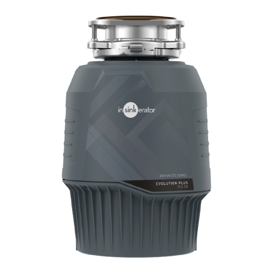 Triturador de Resíduos Alimentares Insinkerator EVOLUTION PLUS 750 SR 0,75HP 220V