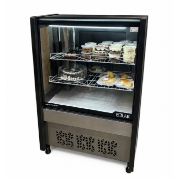 Balcão Torta Polar 0,80CM Preto Platinum PVRT 127v