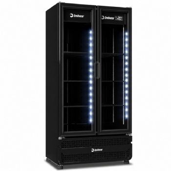 Cervejeira Imbera 754 Litros 02 Portas de Vidro FULL BLACK CCV480 220v