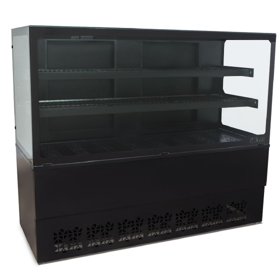 Vitrine Natural New Black 1M Polar NBVN Bivolt