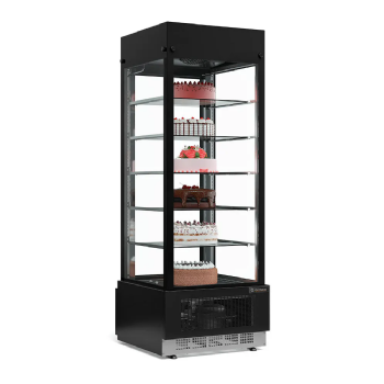 Vitrine Refrigerada Fixa Gelopar Para Carnes e Bolos GEVF-075 PR-220v