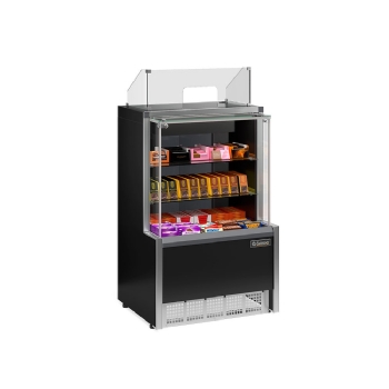 Vitrine Caixa Neutra Gelopar Preto MPXA-075LB PR Bivolt