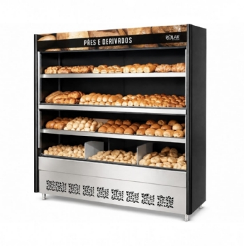 Vitrine Natural de Padaria 2,10M Polar MVAPS-210