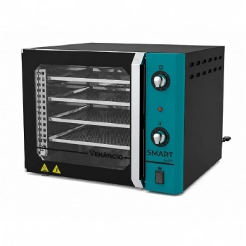 Forno Convector Smart Basic Elétrico Venâncio 4 Esteiras Azul Turquesa FCSB4E 220v