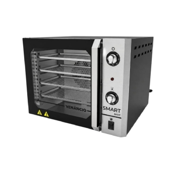 Forno Convector Smart Basic Elétrico Venâncio 4 Esteiras Preto FCSB4E 220v