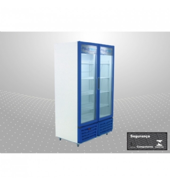 Refrigerador Expositor Vertical Polo Frio 830 litros 2 portas
