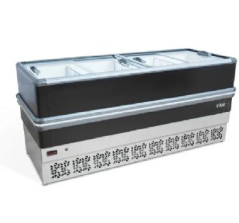 Ilha de Congelados Polar Dupla Ação Vidro Reto 2M LIGHT EICL 127V