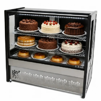 Balcão Torta Polar 1,25M Preto Platinum PVRT 127v
