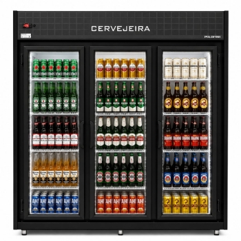 Cervejeira Comercial 03 Portas de Vidro 1473L Polofrio 2417- 220v