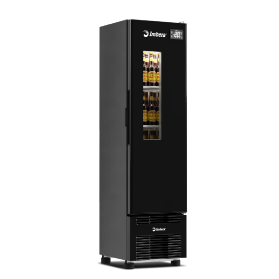 Cervejeira Imbera 244 Litros Porta Window Preta CCV144 127v