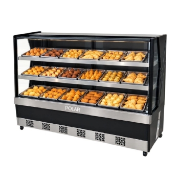 Vitrine Estufa Polar 1,50M Preto Linha 7 L7VE-1501 127v