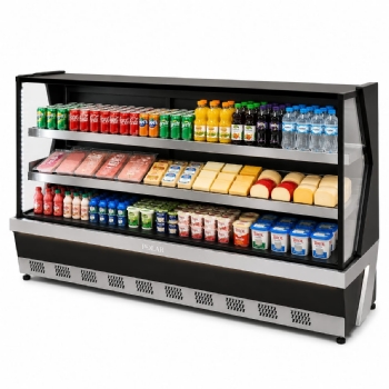 Balcão Refrigerado Polar 2 Placas Frias 1,85M Preto Linha 7 L7BR-1851 127v
