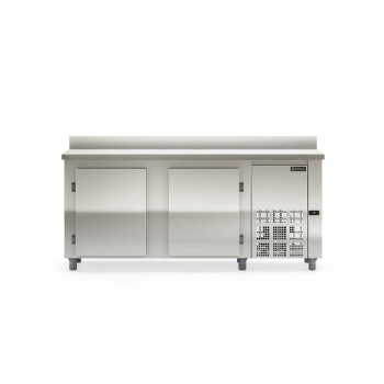 Balcão de Encosto Refrigerado Gelopar Aço Inox 2M GBFE-200 AI 220v 50-60HZ