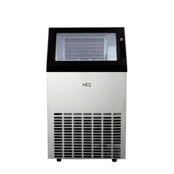 Máquina de Gelo Profissional HQ 70kg Turbo Ice Preta e Inox HQ-HQMGI70 220v