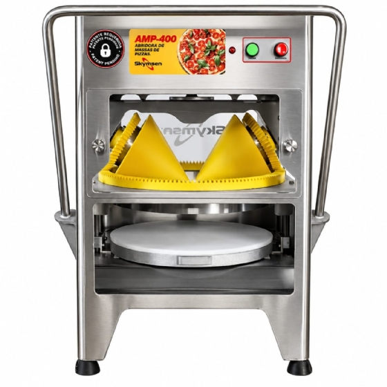 Abridora de Massa De Pizza Motor 0,5CV Skymsen AMP-500-220v