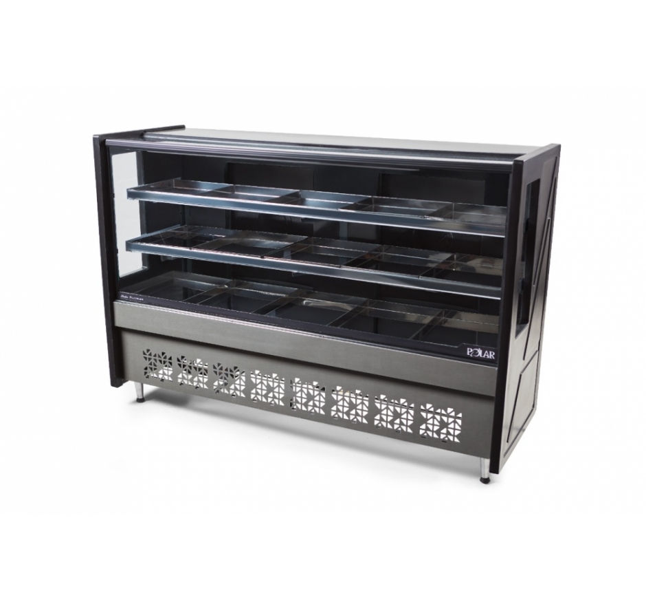 Balcão de Açougue Polar Avícola Standard Platinum 1.75M  Preto 127v - PECAV 175