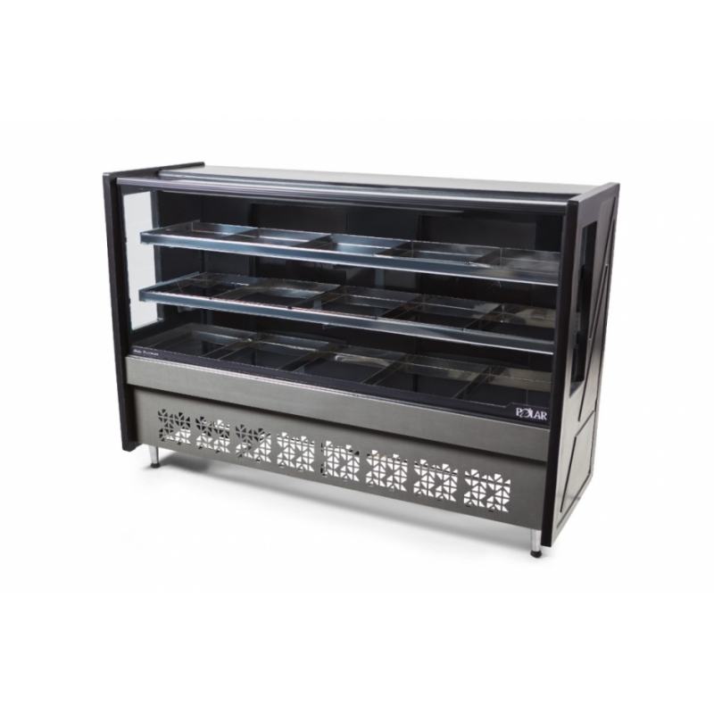 Balcão de Açougue Polar Avícola Standard Platinum 1.75M  Preto 127v - PECAV 175