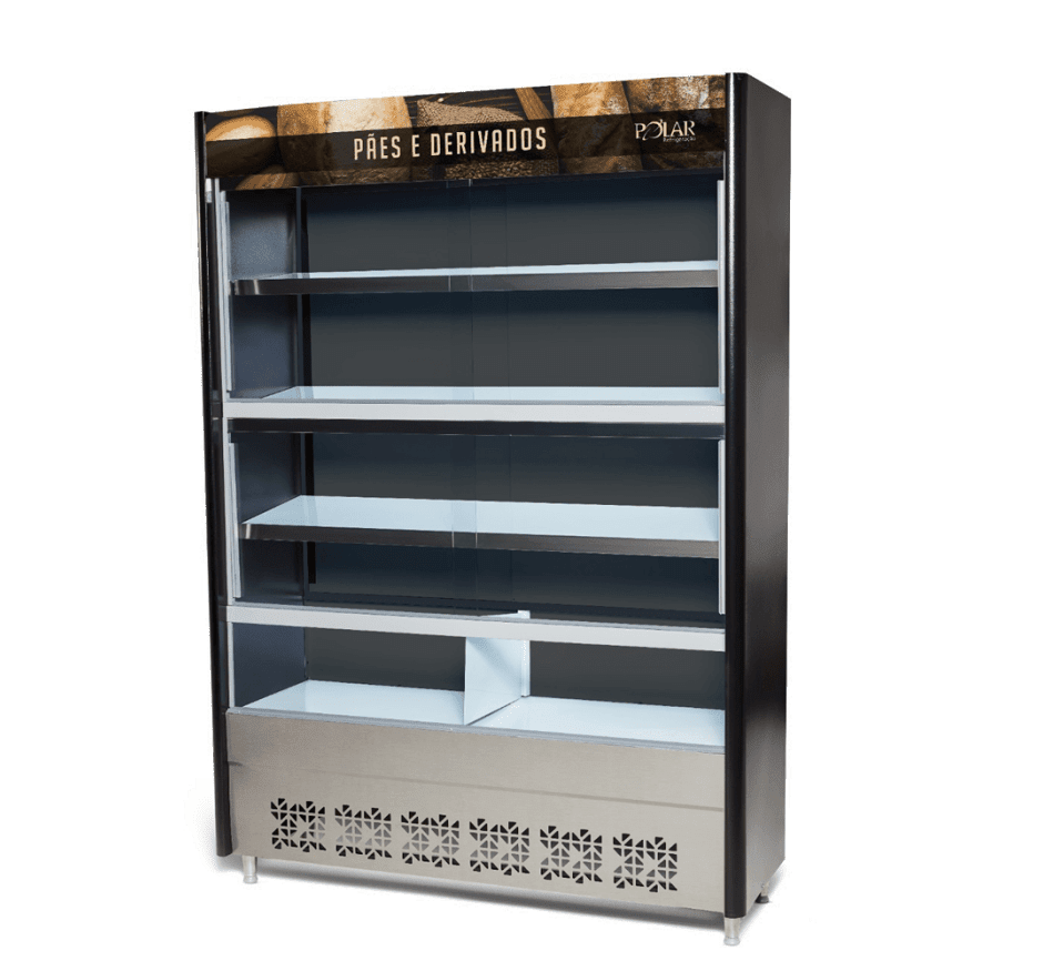 Vitrine Natural de Padaria 1,40M Polar MVAPS-140