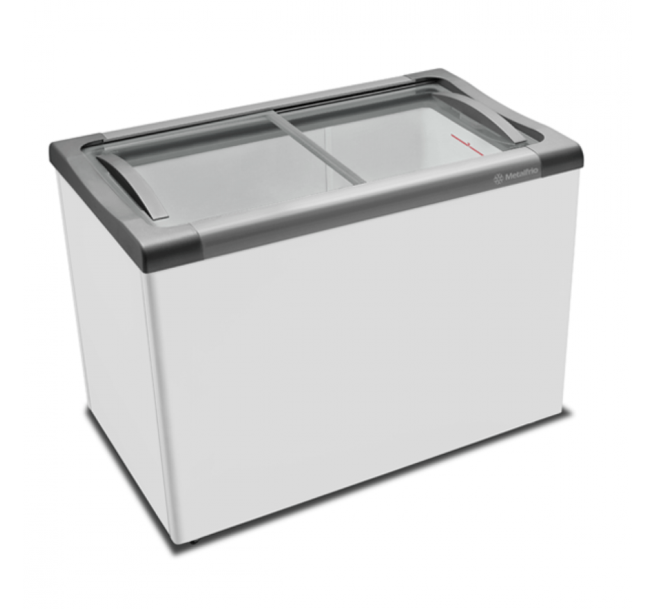 Freezer Horizontal Metalfrio 292 Litros Tampa De Vidro NF30SB Supra Branco - 220V