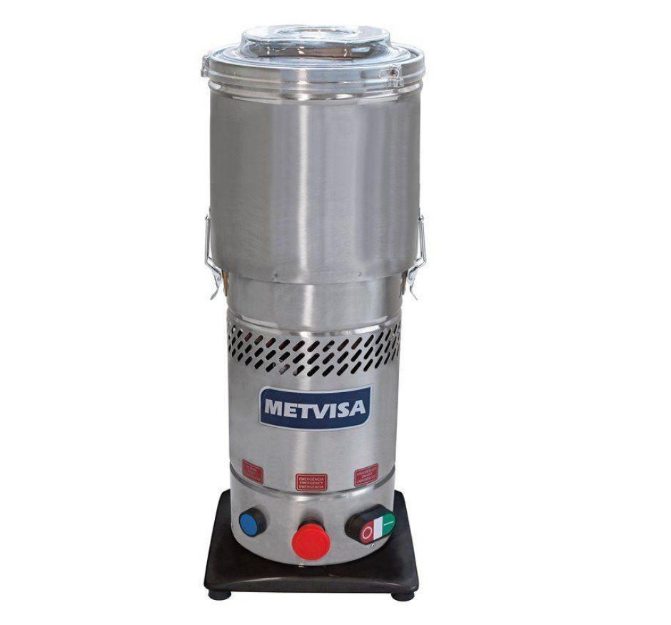 Cutter Cortador De Alto Rendimento Metvisa  8 Litros Industrial Cut8 - 220V