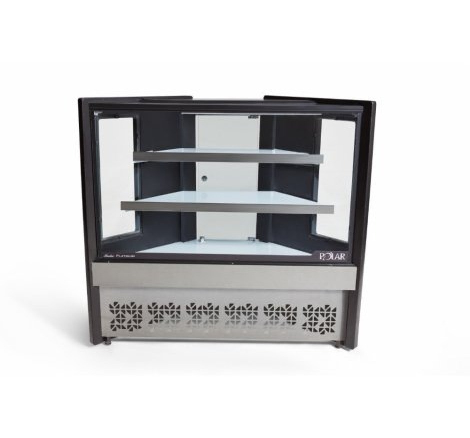 Vitrine Natural 90º Curva Polar Platinum Pvcln-125