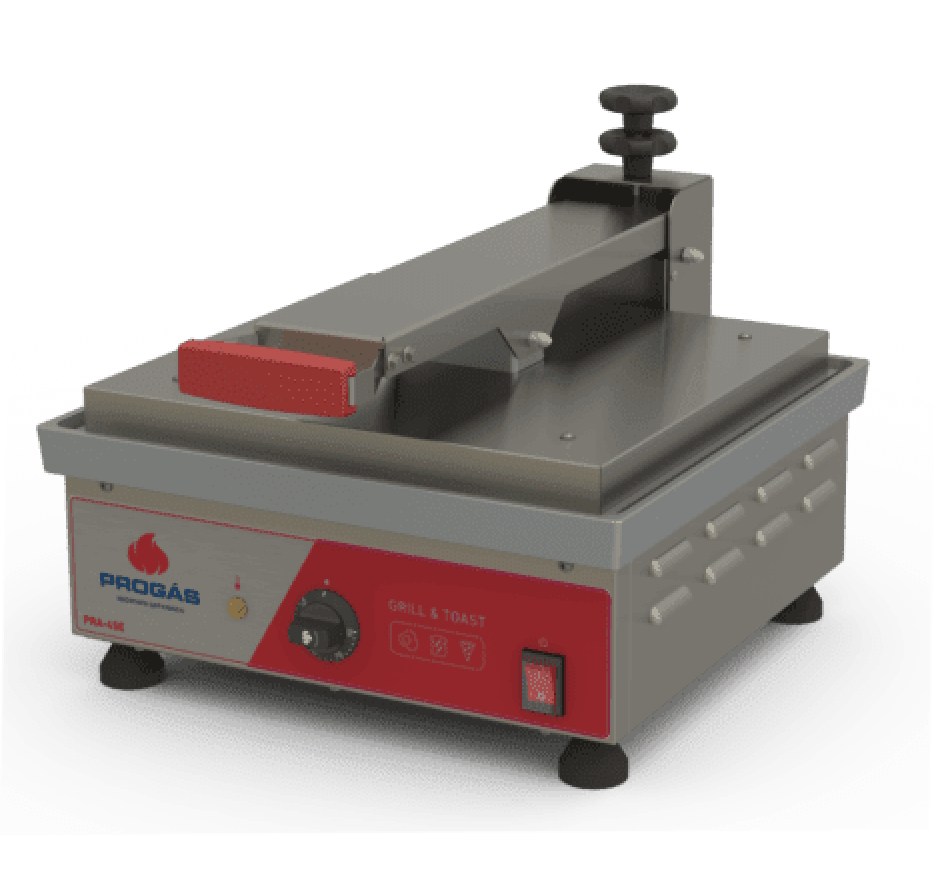 Prensa Sanduicheira Grill Elétrica 45cm Alumínio Progás PRA-45E -220V