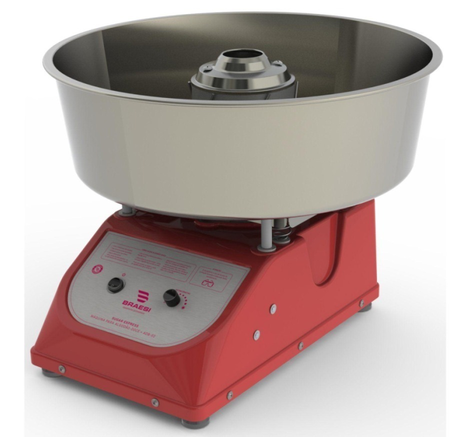 Máquina De Algodão Doce Braesi Inox Escovado ADB 02 -127v