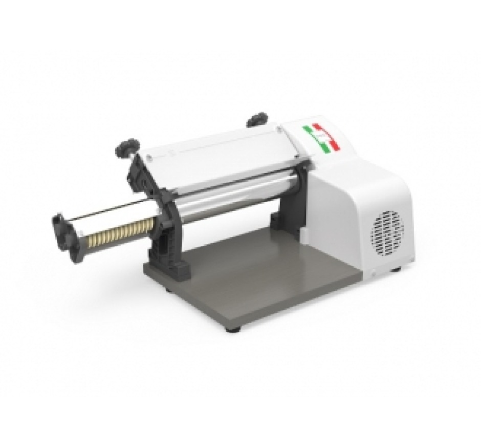 Cilindro Laminador Cortador De Massas Anodilar 28 cm Abs Branco Cromado-220v