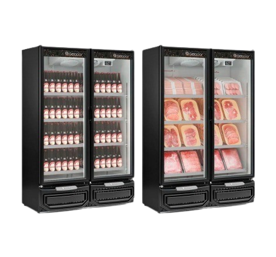 Refrigerador Expositor Vertical 957 Litros Gelopar GCBC-950/PR-220v