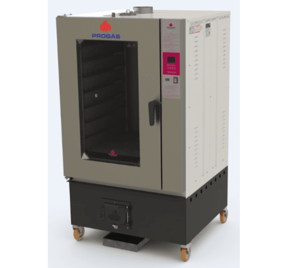 Forno Turbo A Lenha Progás 08 Esteiras PRTLF-8000 ST - Bivolt