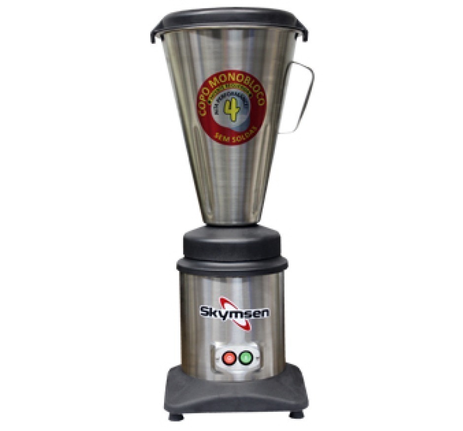 Liquidificador Industrial Skymsen 4 Litros Inox Copo Monobloco TA4 -127V