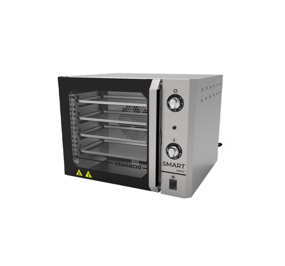 Forno Convector Smart Basic Elétrico Venâncio 4 Esteiras Total Inox FCSB4E-ININ-220v