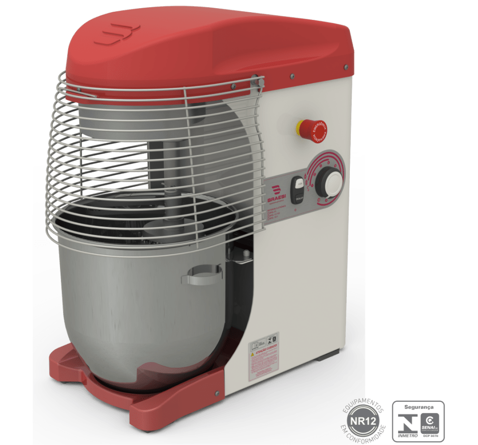 Batedeira Planetária Braesi Luxo 18 Litros BPEL-18/1- Bivolt