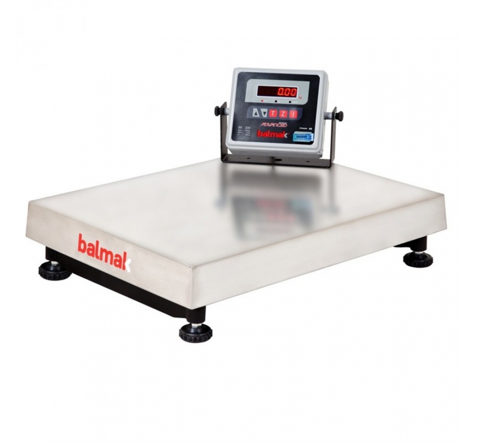 Balança de Plataforma 300Kg Balmak Inox BK-300I1