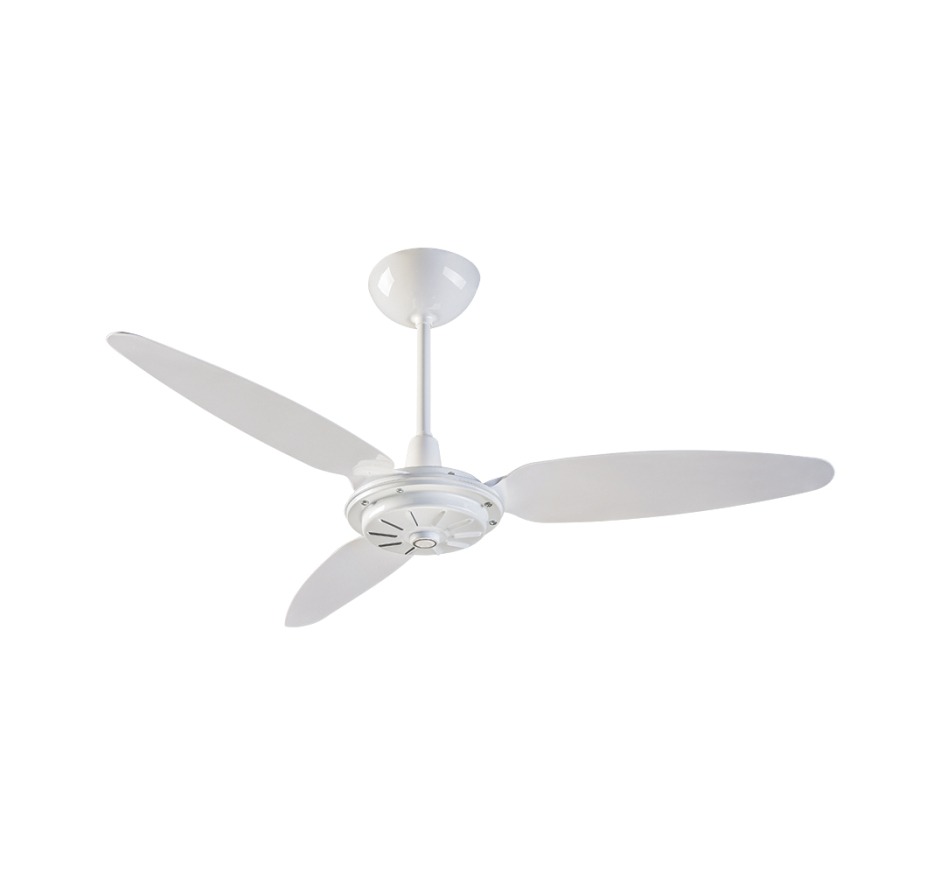 Ventilador de Teto Comercial Branco 3 Pás 130W Classe A Ventisol 220v