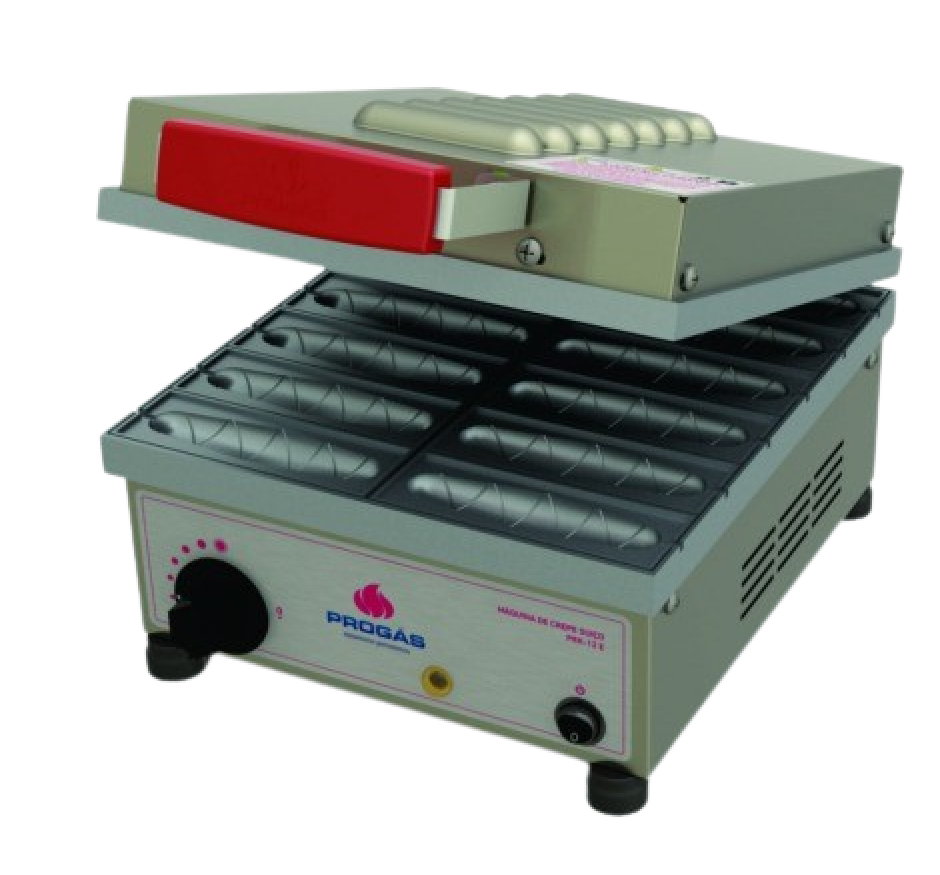 Máquina de Crepe Suíço 12 Cavidades Progás PRK-12 E Style 220v