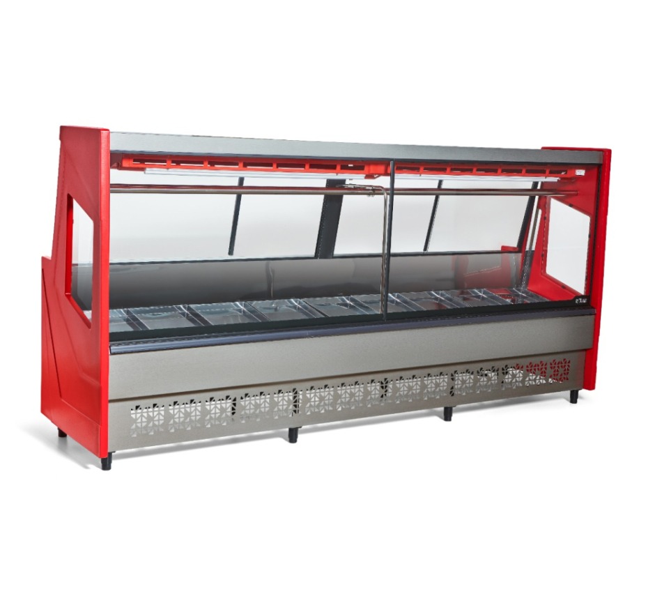 Balcão de Açougue Luxo 3M Polar Vermelho PECR 300 220v