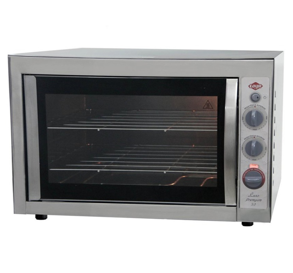 Forno Elétrico Luxo Premyum Layr Inox 65 Litros 3000W 220v