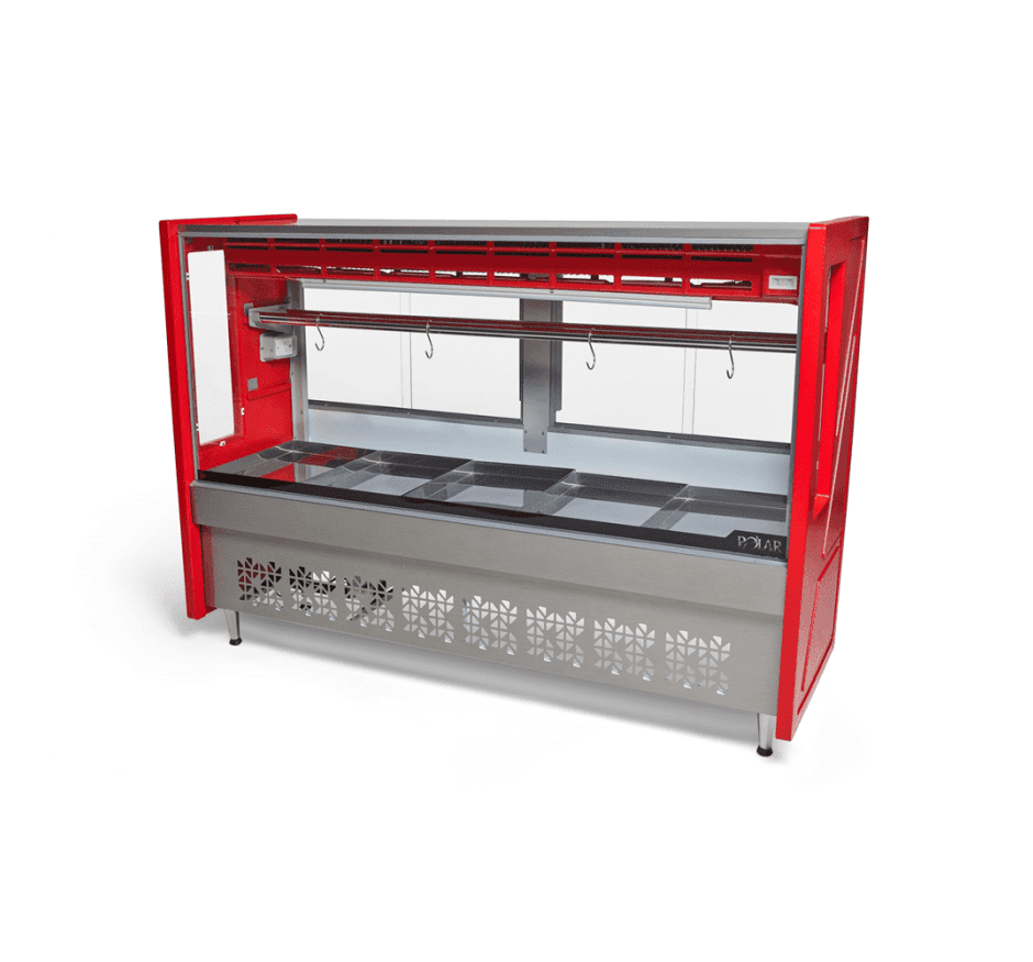 Balcão de Açougue 1,75M Polar Vermelho Standard Platinum PECS 127v