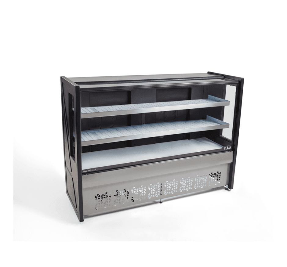 Balcão Refrigerado Polar 1 Placa Fria 1,75M Preto Platinum PBR 220v