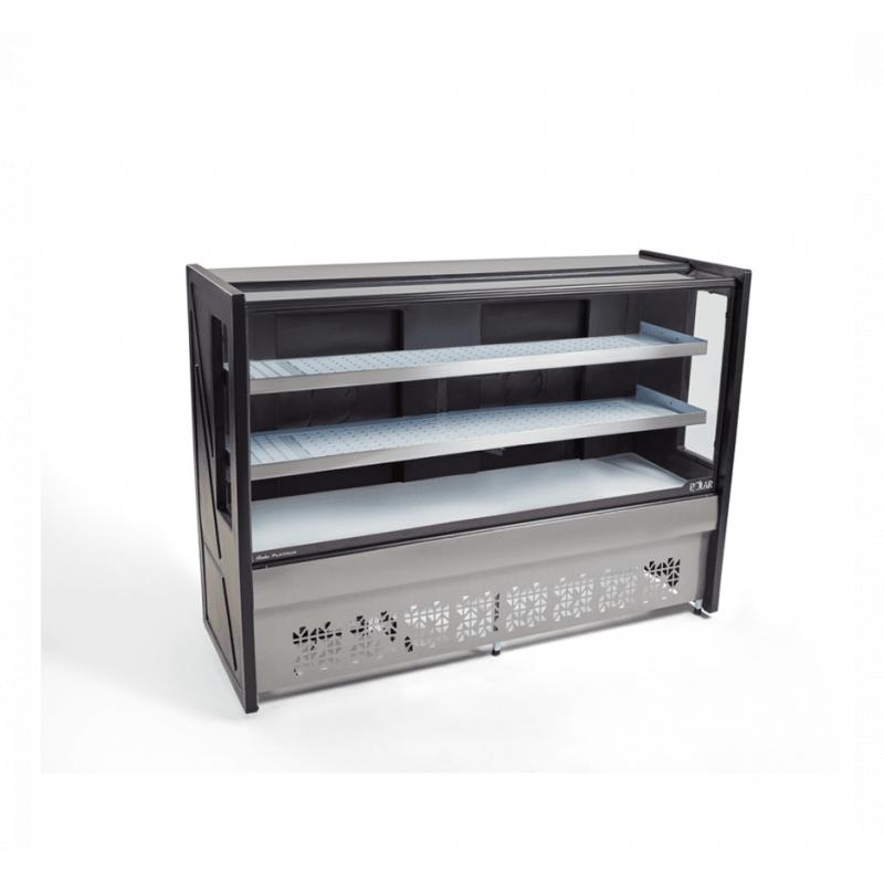 Balcão Refrigerado Polar 2 Placas Frias 1,75M Preto Platinum PBR 220v