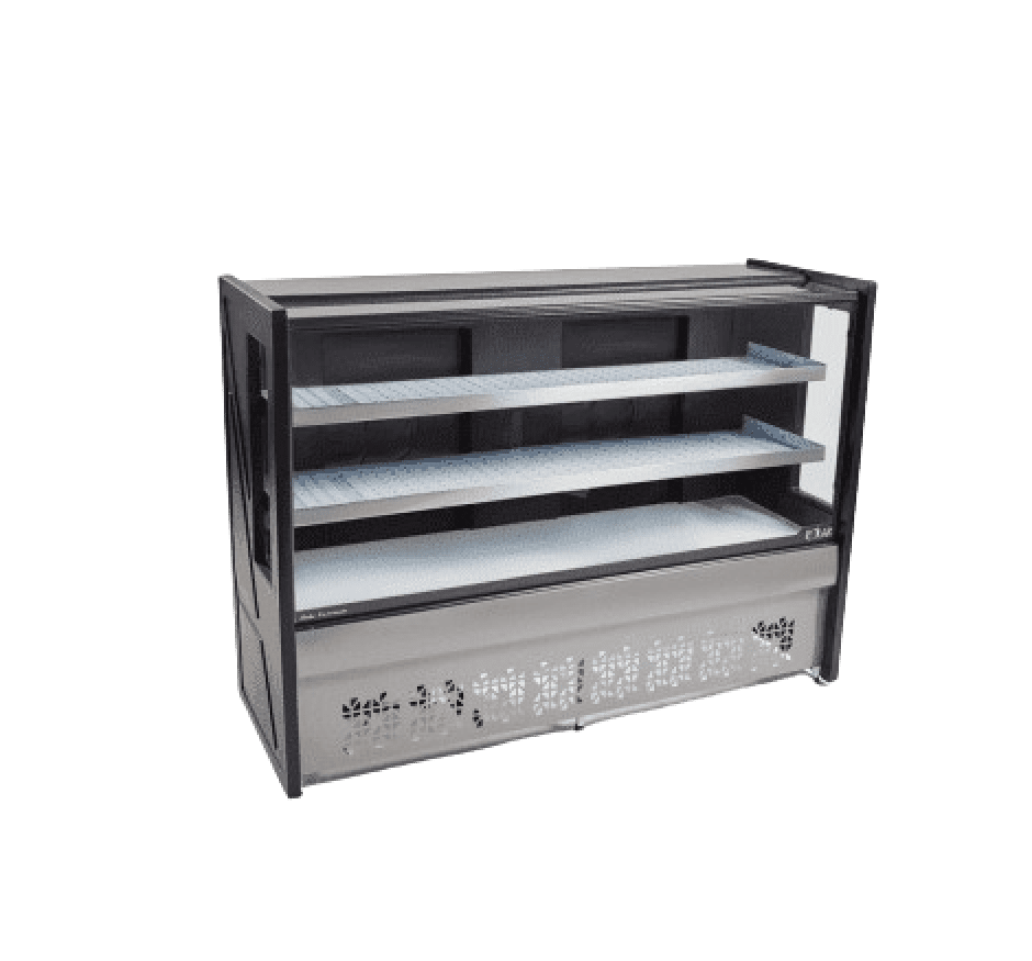 Balcão Refrigerado Polar 2 Placas Frias 2M Preto Platinum PBR 220v