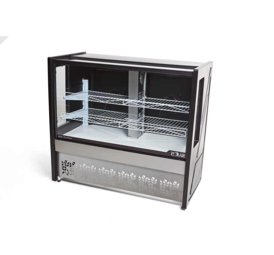 Balcão Torta Polar 1,25M Preto Platinum PVRT 127v