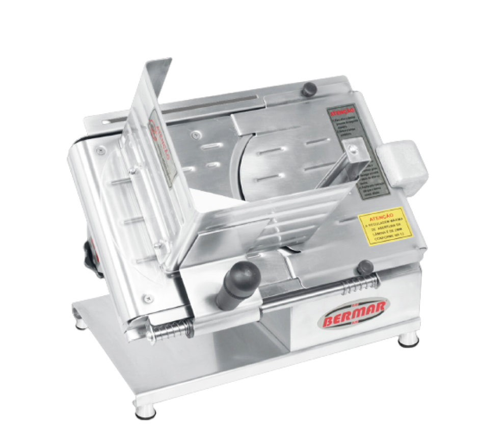 Cortador de Frios Bermar Lâmina 22Cm Inox BM 06 NR Bivolt