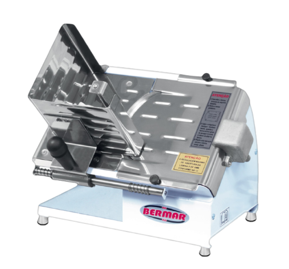 Cortador de Frios Bermar Semi Automático Lâmina 22Cm BM 07 NR Bivolt